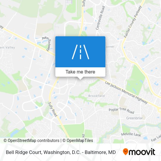 Bell Ridge Court map