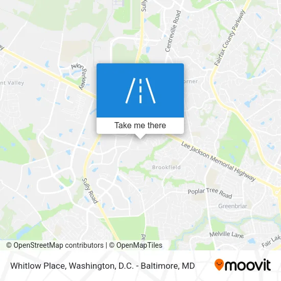 Mapa de Whitlow Place