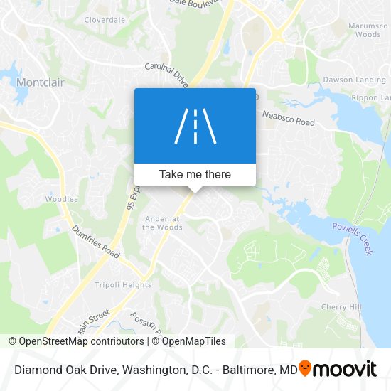 Diamond Oak Drive map