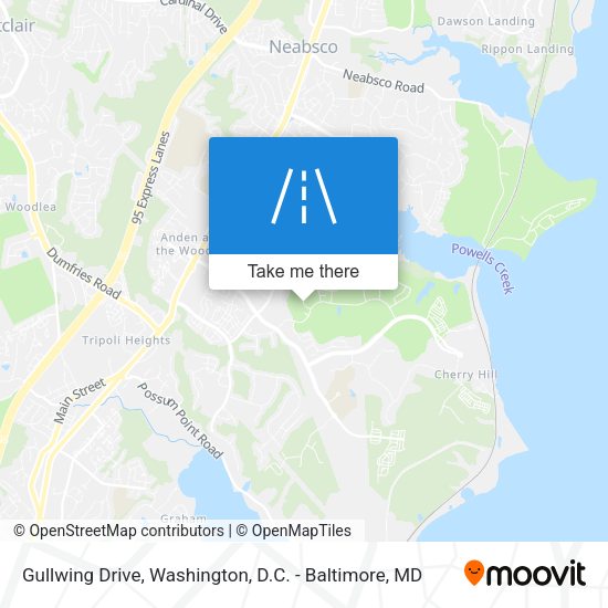 Gullwing Drive map