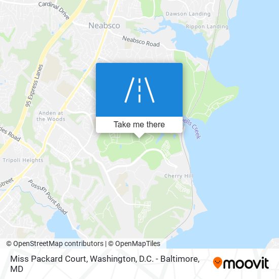 Miss Packard Court map