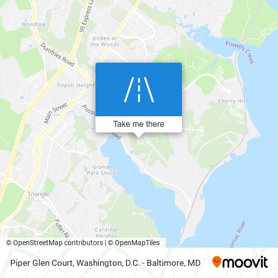 Piper Glen Court map