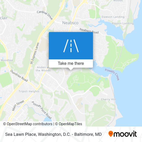 Sea Lawn Place map