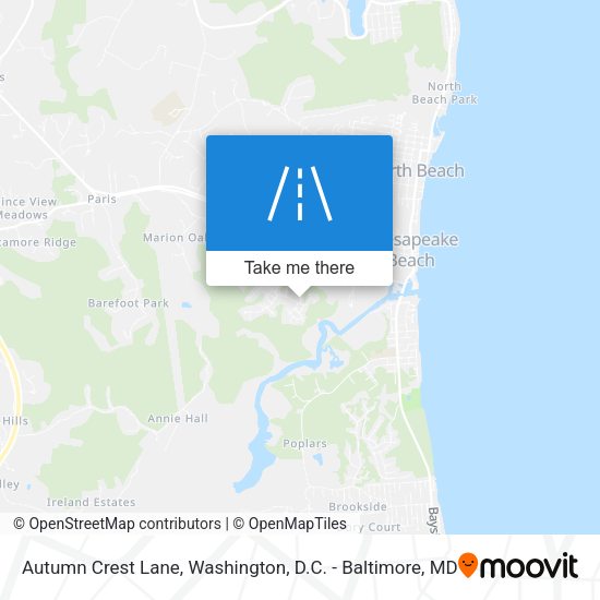 Mapa de Autumn Crest Lane
