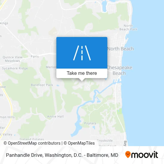 Panhandle Drive map