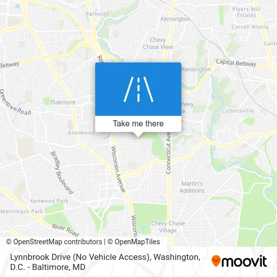 Lynnbrook Drive (No Vehicle Access) map