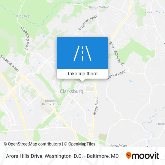 Arora Hills Drive map