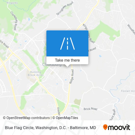Mapa de Blue Flag Circle