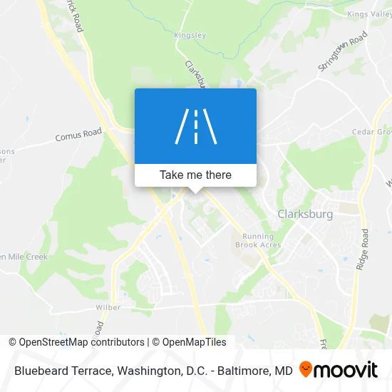 Bluebeard Terrace map