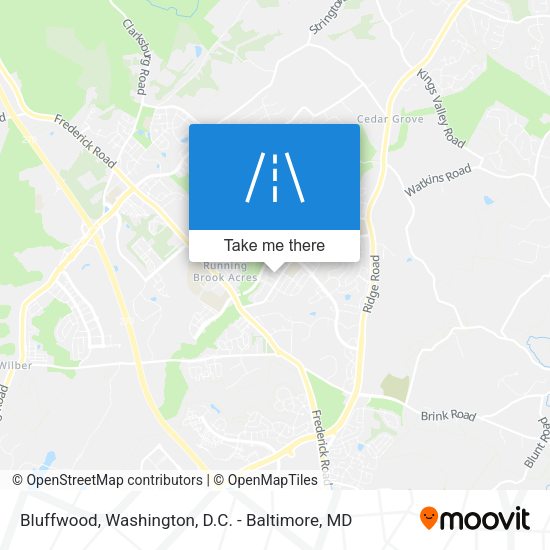 Mapa de Bluffwood