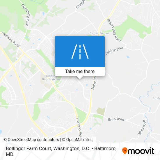 Bollinger Farm Court map