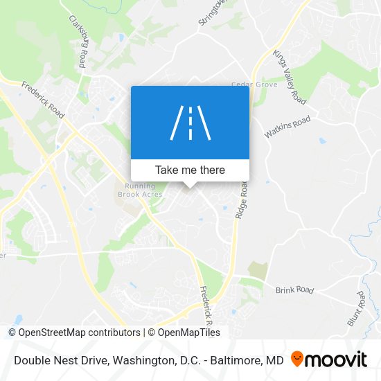 Double Nest Drive map