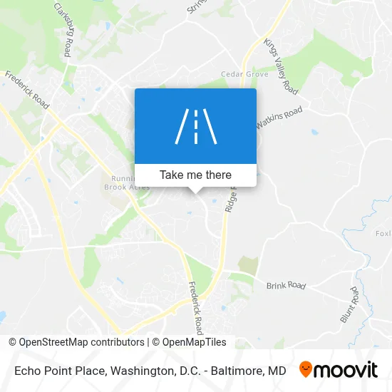 Echo Point Place map