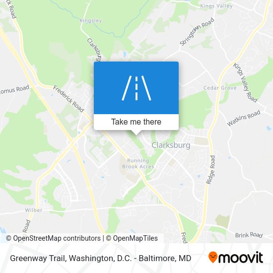 Greenway Trail map