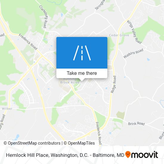 Mapa de Hemlock Hill Place