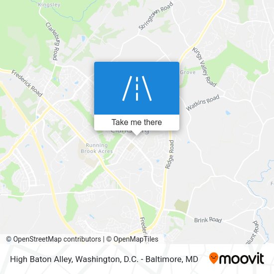 High Baton Alley map