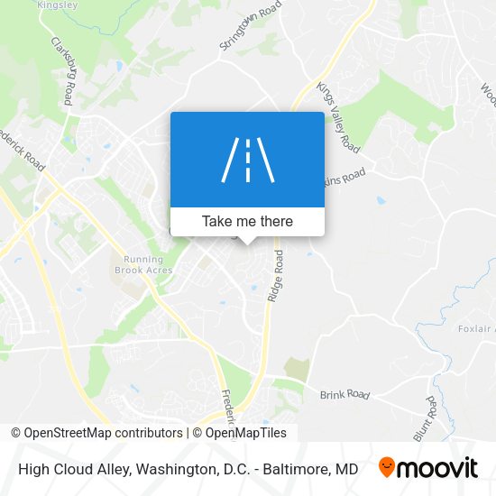 High Cloud Alley map
