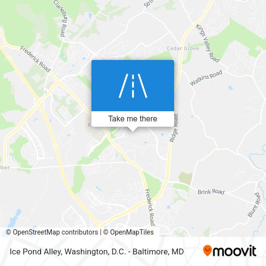 Ice Pond Alley map