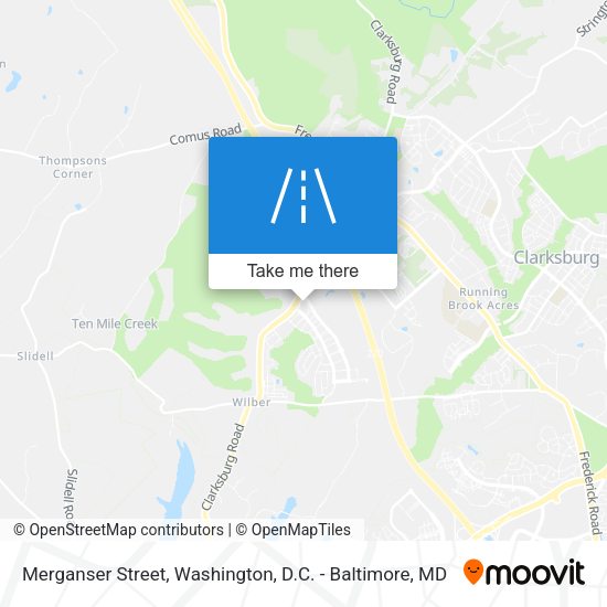 Mapa de Merganser Street