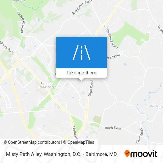 Misty Path Alley map