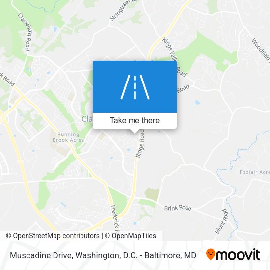 Muscadine Drive map