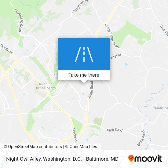 Night Owl Alley map