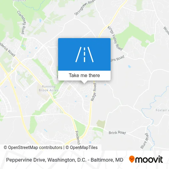 Peppervine Drive map