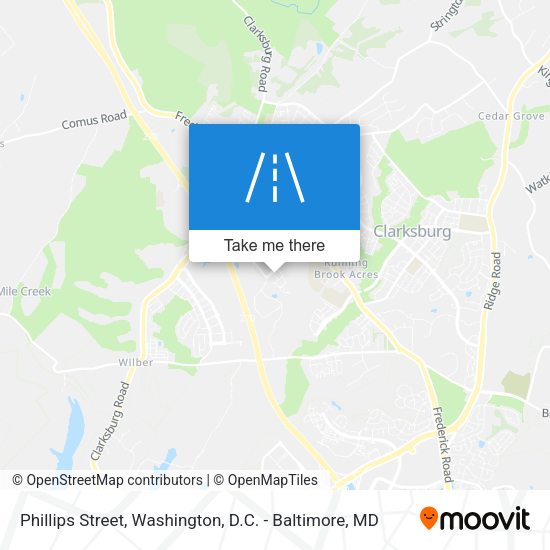Mapa de Phillips Street