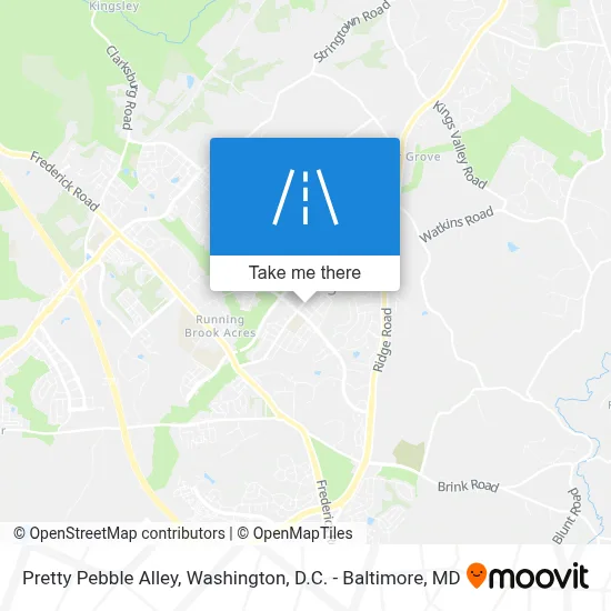 Pretty Pebble Alley map