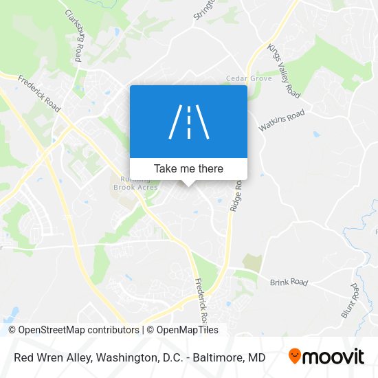 Red Wren Alley map