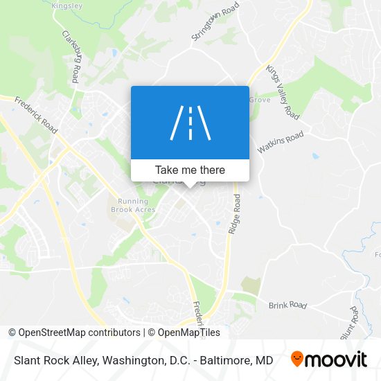 Mapa de Slant Rock Alley