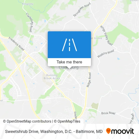 Sweetshrub Drive map