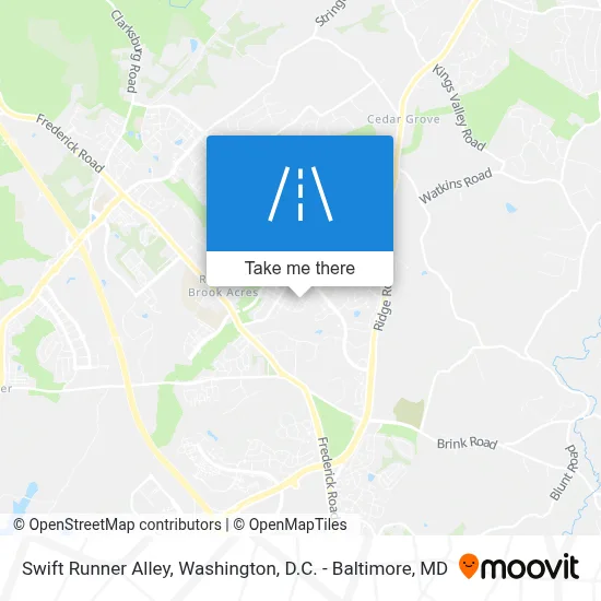 Swift Runner Alley map