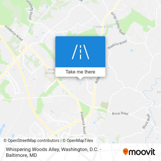 Whispering Woods Alley map