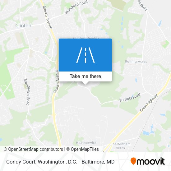 Condy Court map