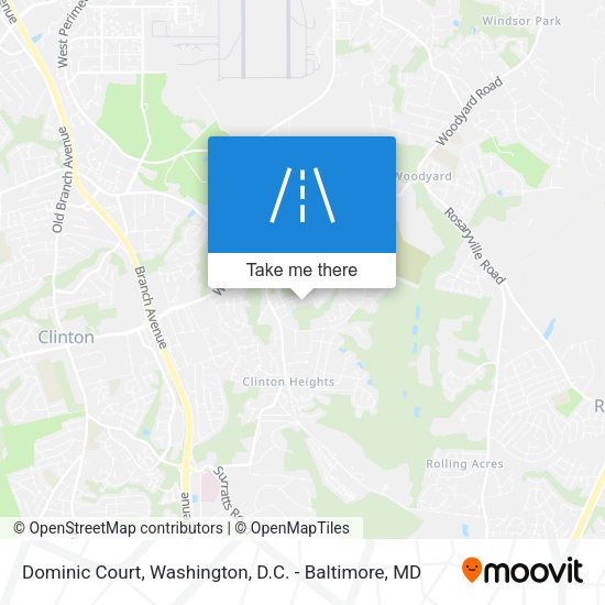 Mapa de Dominic Court