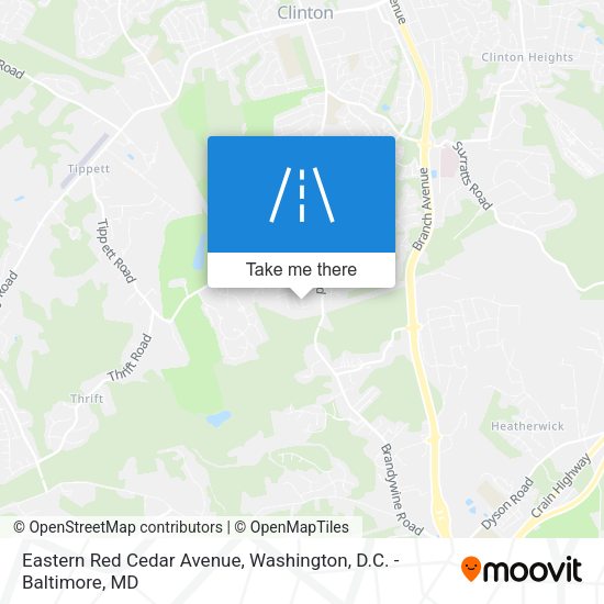 Mapa de Eastern Red Cedar Avenue