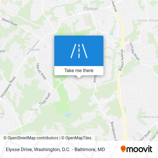 Mapa de Elysse Drive