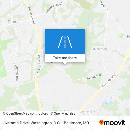 Kittama Drive map