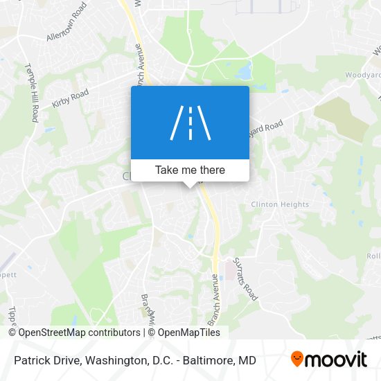 Patrick Drive map