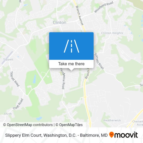 Mapa de Slippery Elm Court