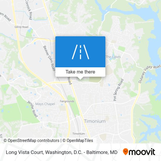 Long Vista Court map