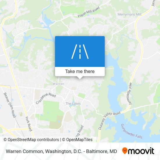 Warren Common map