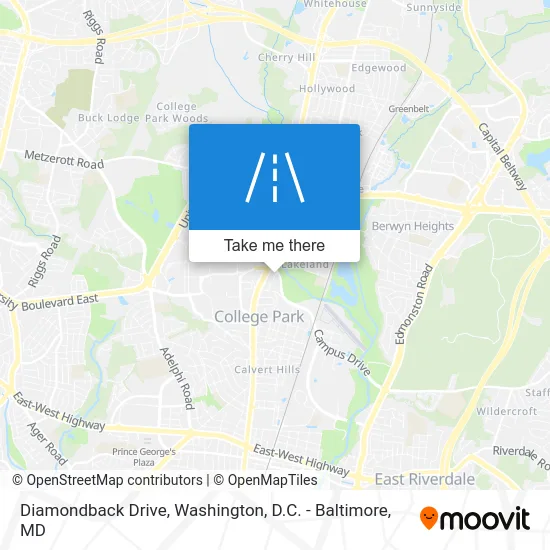 Diamondback Drive map