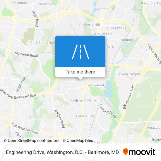 Engineering Drive map