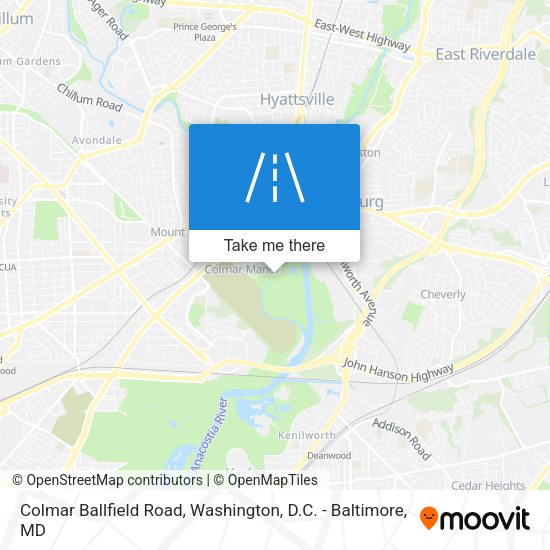 Colmar Ballfield Road map