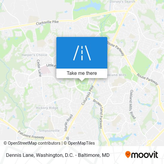 Dennis Lane map