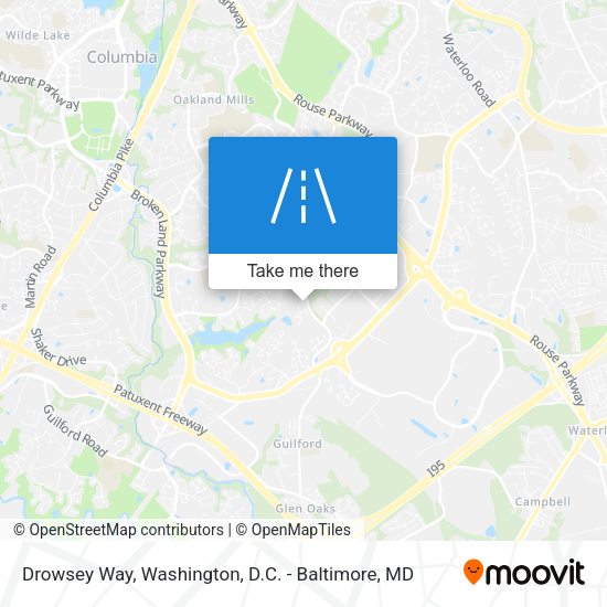 Drowsey Way map