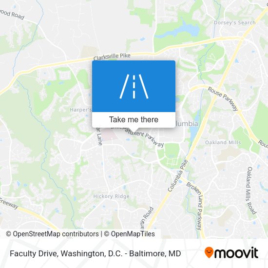 Faculty Drive map