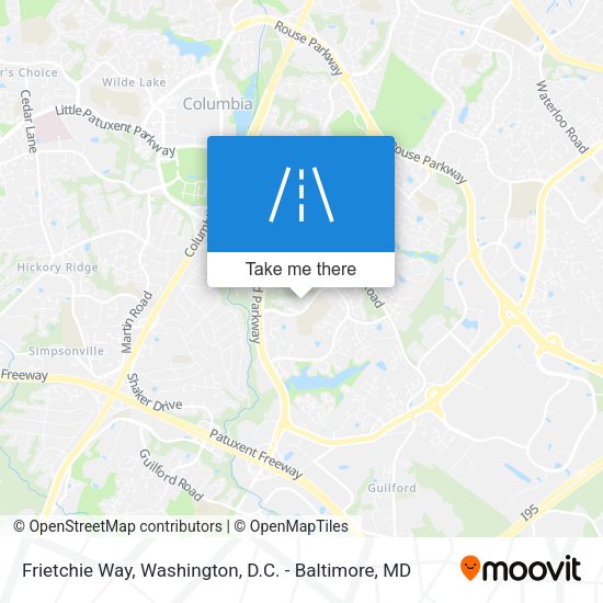 Frietchie Way map